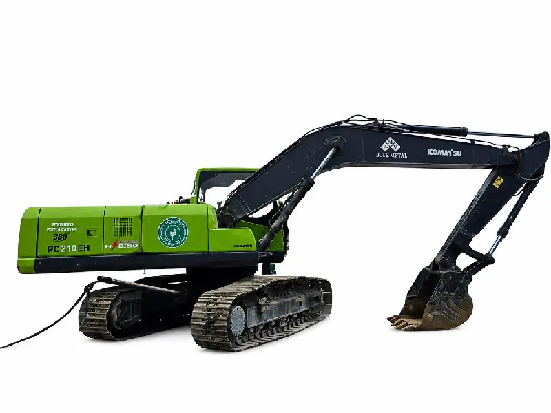Center Joint Slip Ring with Ground Cable – 360° electric excavator setup